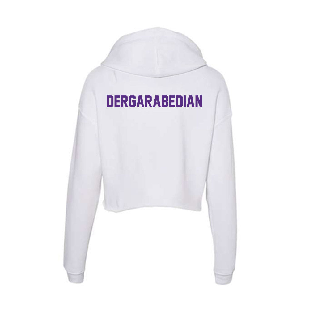 Clemson - NCAA Women's Rowing : Addison DerGarabedian - Women's Crop Fleece Hoodie-1