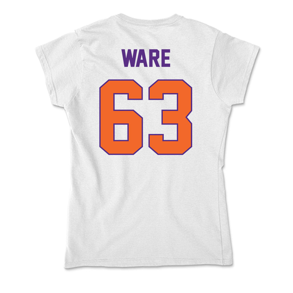 Clemson - NCAA Football : Easton Ware - Soft Style Women’s T-Shirt-1