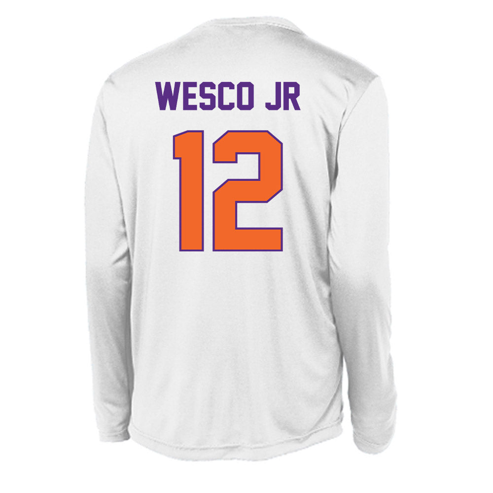 Clemson - NCAA Football : Bryant Wesco Jr - Activewear Long Sleeve T-Shirt