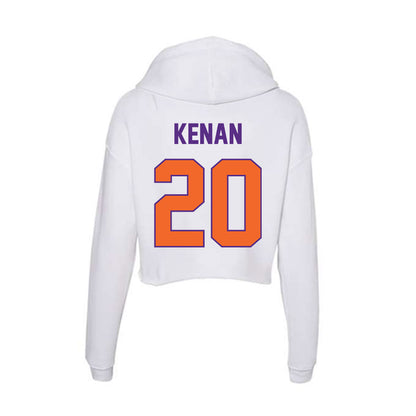 Clemson - NCAA Football : Jakarrion Kenan - Women's Crop Fleece Hoodie-1