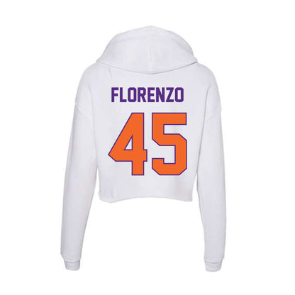 Clemson - NCAA Football : Philip Florenzo - Women's Crop Fleece Hoodie-1