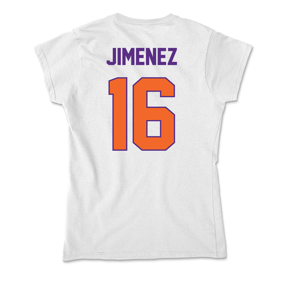 Clemson - NCAA Men's Soccer : Mason Jimenez - Soft Style Women’s T-Shirt-1