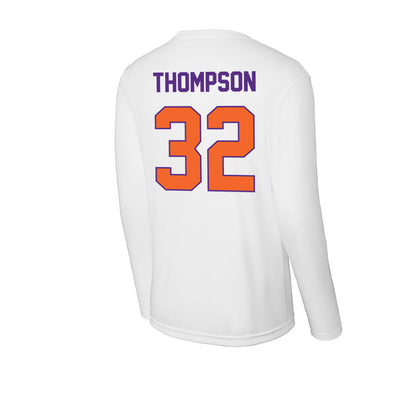 Clemson - NCAA Women's Basketball : Raven Thompson - Activewear Long Sleeve T-Shirt-1