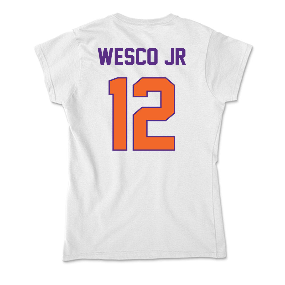 Clemson - NCAA Football : Bryant Wesco Jr - Soft Style Women’s T-Shirt-1