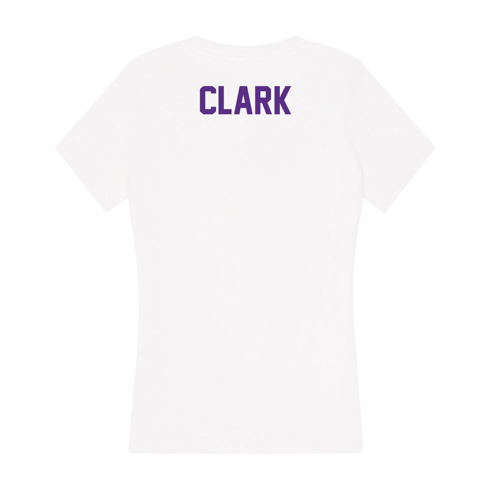 Clemson - NCAA Women's Gymnastics : Gabrielle Clark - Women's V-Neck T-Shirt-1