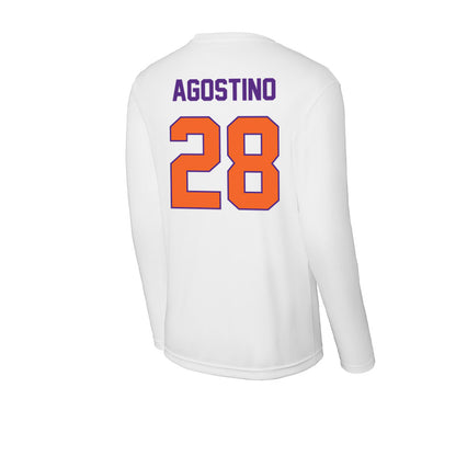 Clemson - NCAA Women's Lacrosse : Summer Agostino - Activewear Long Sleeve T-Shirt-1