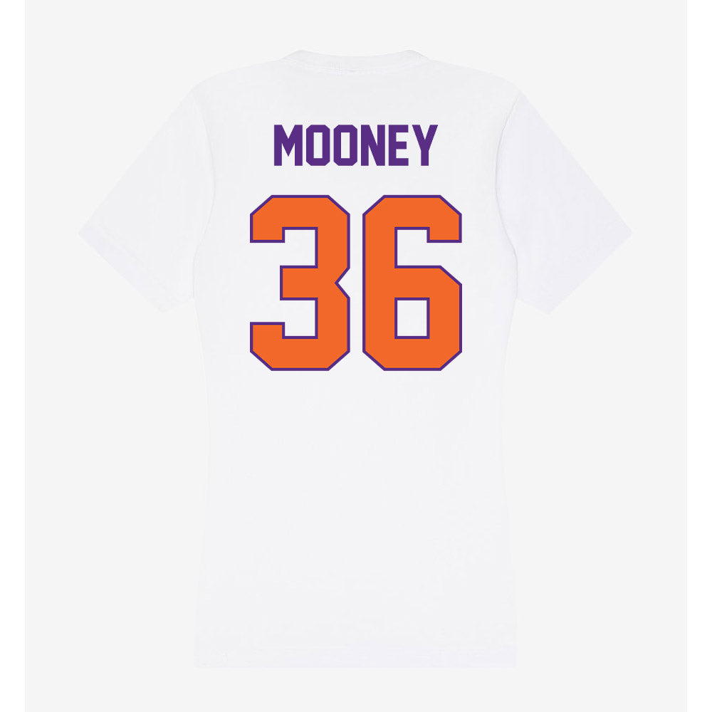 Clemson - NCAA Women's Lacrosse : Mikaela Mooney - Women's V-Neck T-Shirt-1