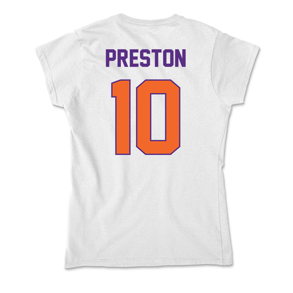 Clemson - NCAA Football : juju preston - Soft Style Women’s T-Shirt-1