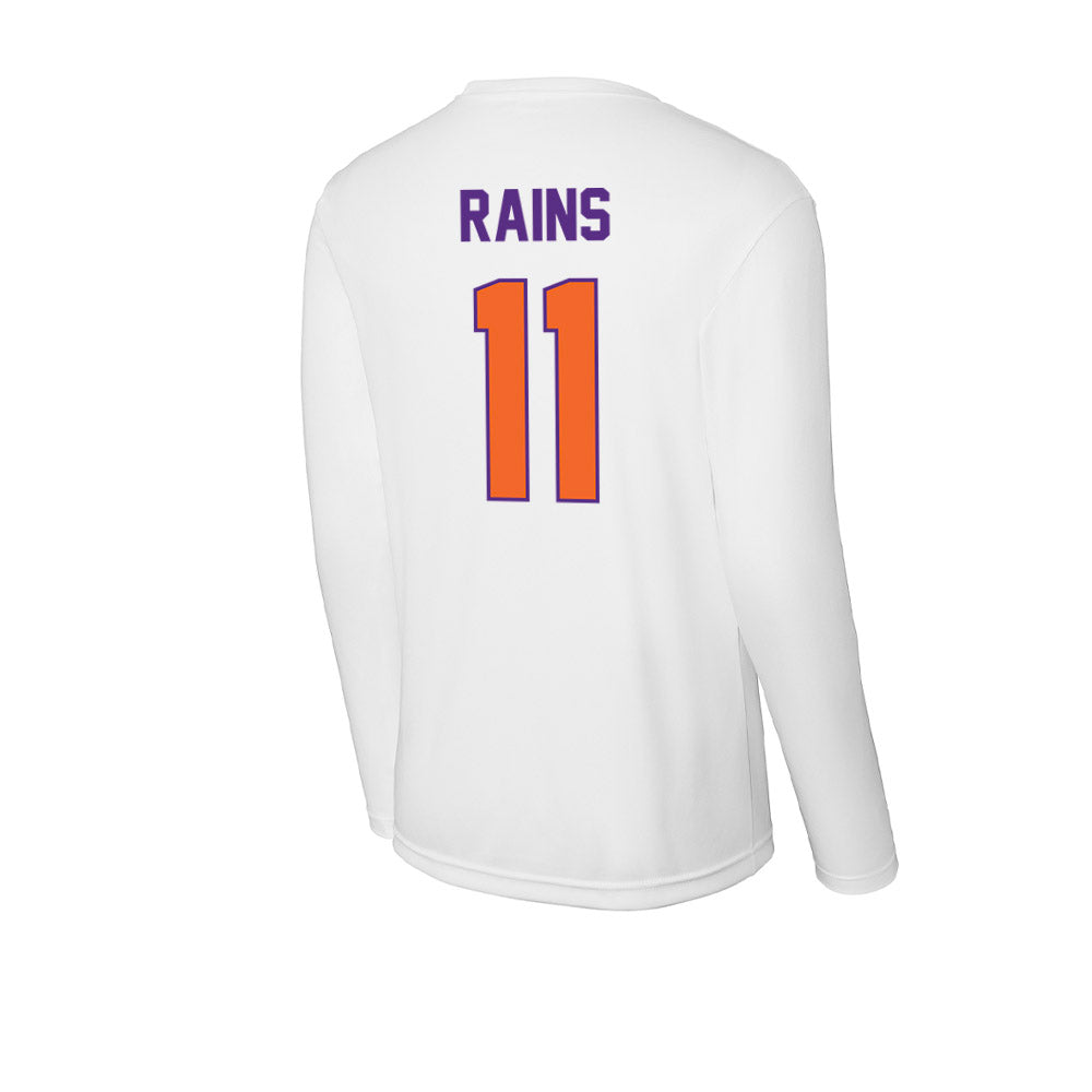 Clemson - NCAA Women's Volleyball : Addisen Rains - Activewear Long Sleeve T-Shirt-1
