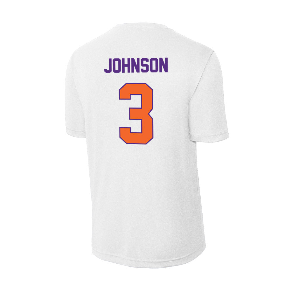 Clemson - NCAA Softball : Kylee Johnson - Activewear T-Shirt-1