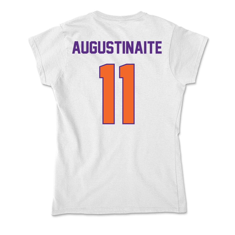 Clemson - NCAA Women's Basketball : Rusne Augustinaite - Soft Style Women’s T-Shirt-1