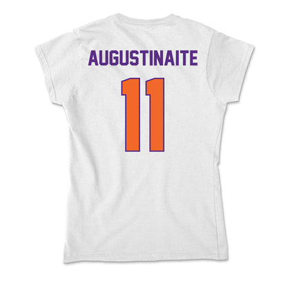 Clemson - NCAA Women's Basketball : Rusne Augustinaite - Soft Style Women’s T-Shirt-1