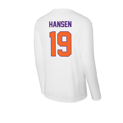 Clemson - NCAA Women's Volleyball : Kate Hansen - Activewear Long Sleeve T-Shirt-1