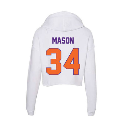 Clemson - NCAA Football : Armon Mason - Women's Crop Fleece Hoodie-1