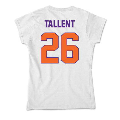 Clemson - NCAA Baseball : Casey Tallent - Soft Style Women’s T-Shirt-1