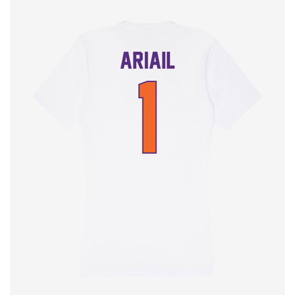 Clemson - NCAA Softball : Kennedy Ariail - Women's V-Neck T-Shirt-1