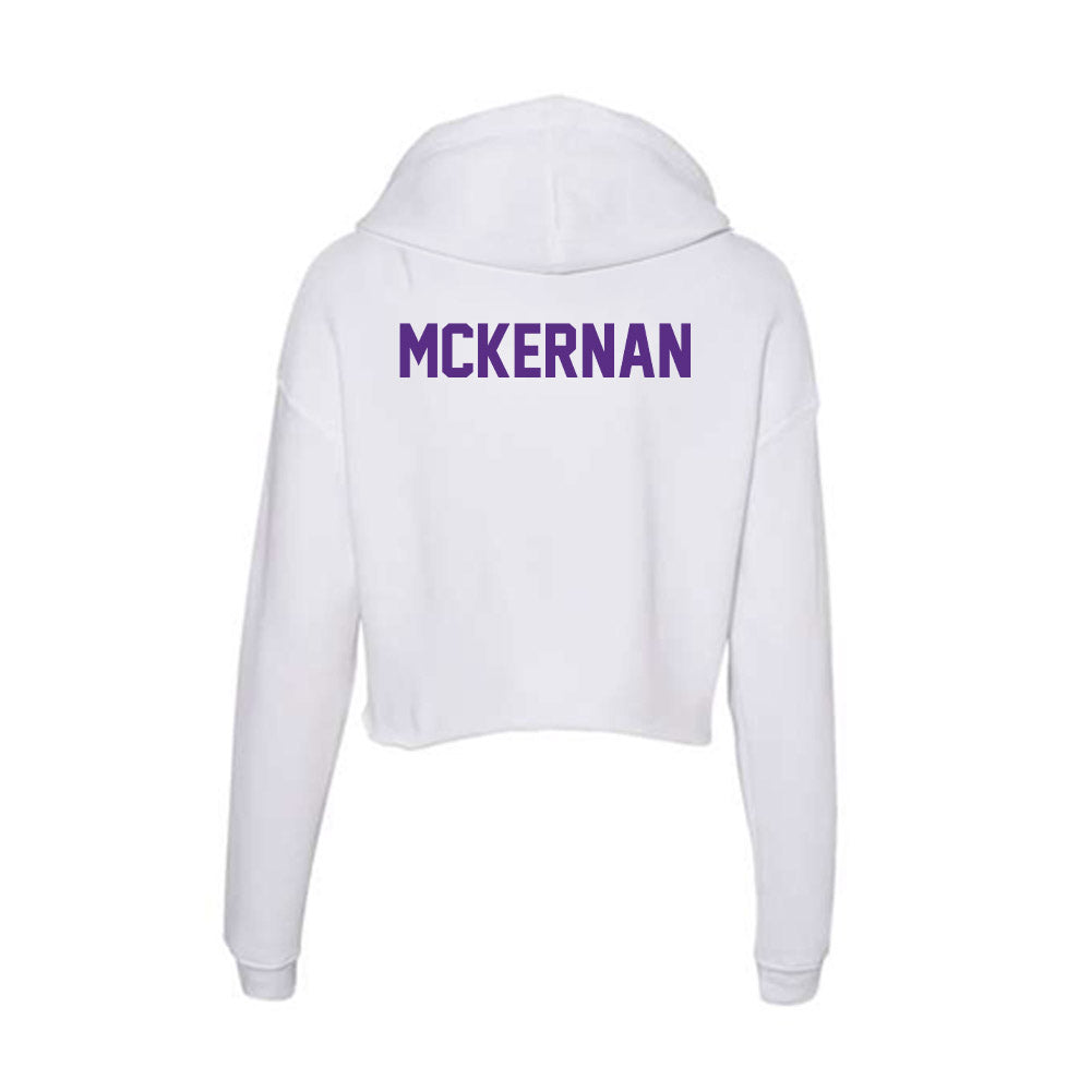 Clemson - NCAA Women's Rowing : Kiley McKernan - Women's Crop Fleece Hoodie-1