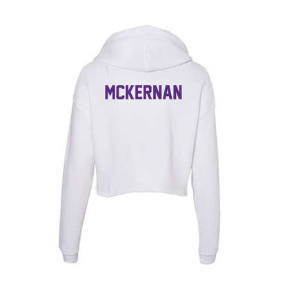 Clemson - NCAA Women's Rowing : Kiley McKernan - Women's Crop Fleece Hoodie-1