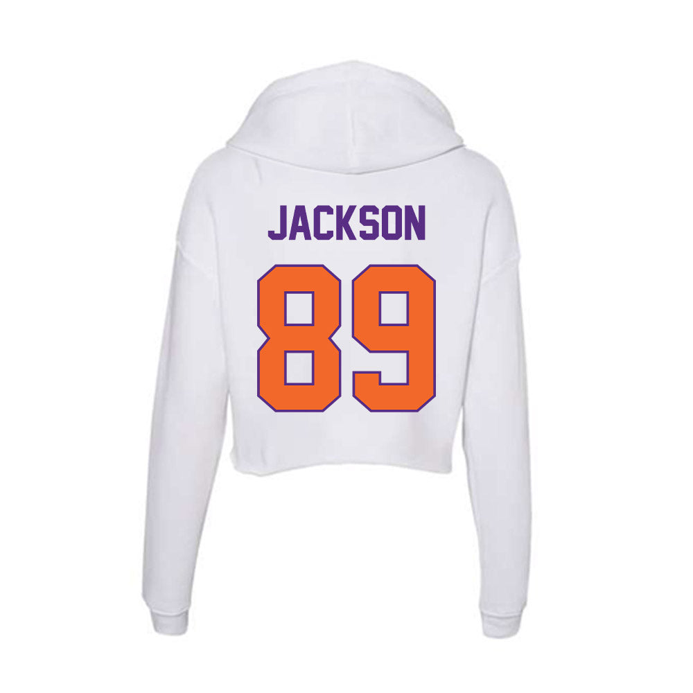 Clemson - NCAA Football : Zach Jackson - Women's Crop Fleece Hoodie-1