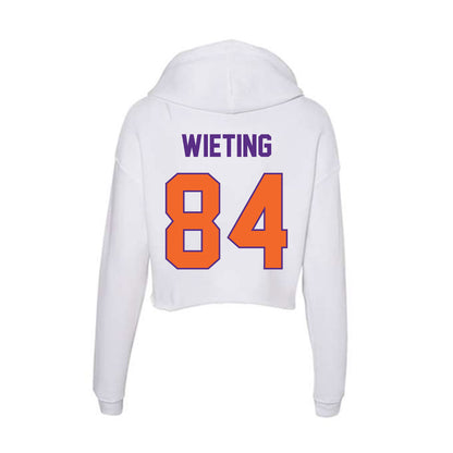 Clemson - NCAA Football : Avery Wieting - Women's Crop Fleece Hoodie-1