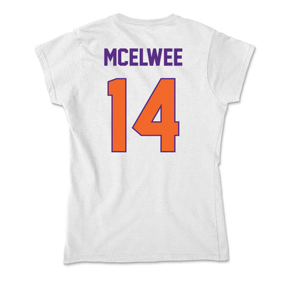 Clemson - NCAA Women's Lacrosse : Caitlin McElwee - Soft Style Women’s T-Shirt-1
