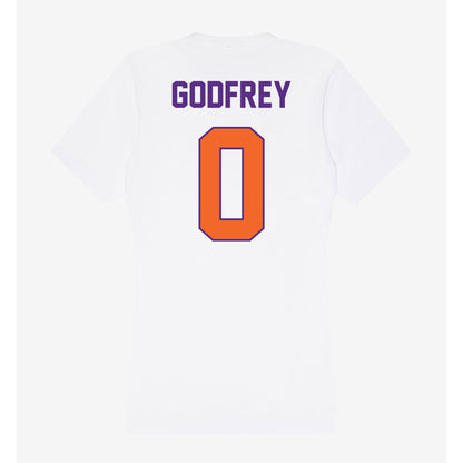 Clemson - NCAA Men's Basketball : RJ Godfrey - Women's V-Neck T-Shirt-1