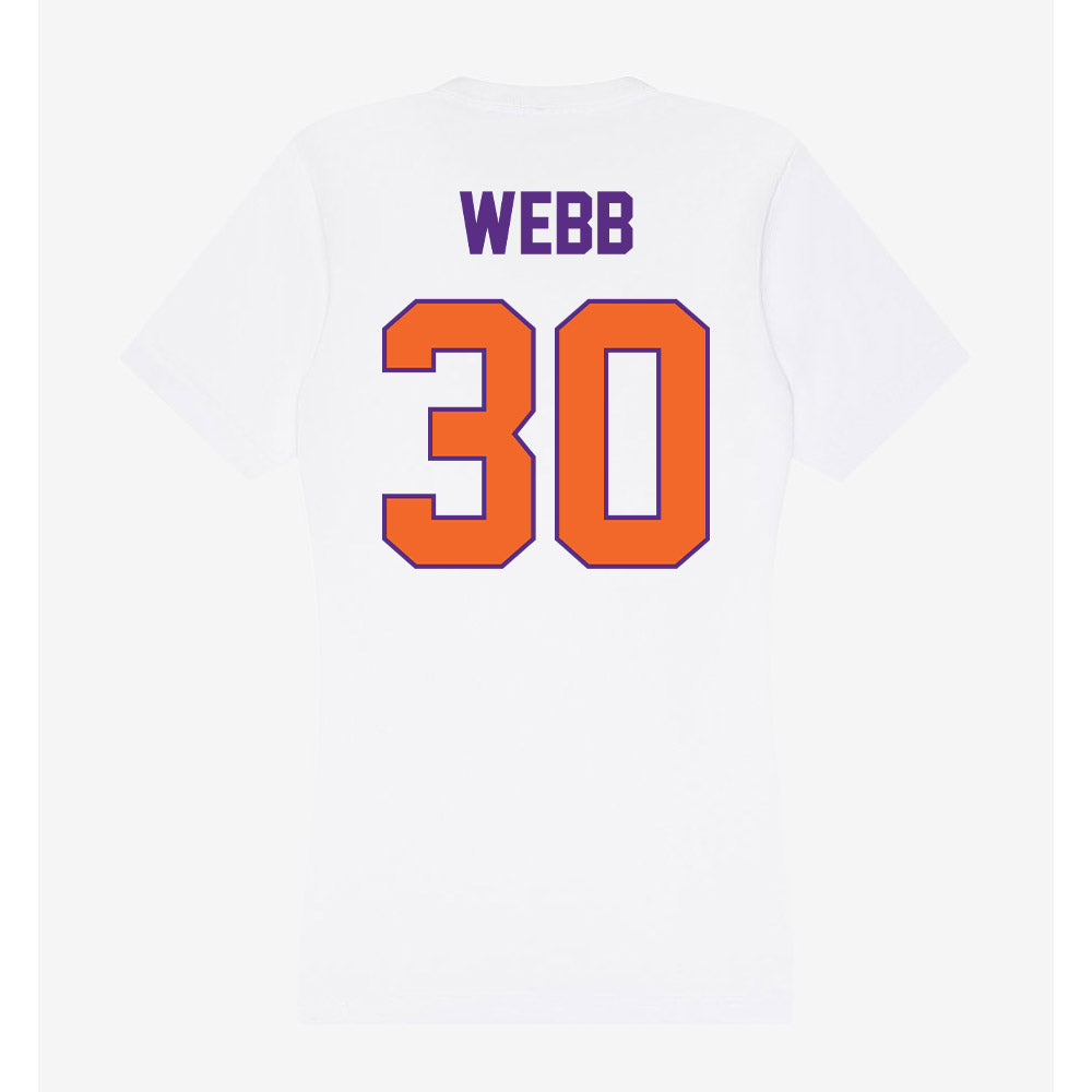 Clemson - NCAA Football : Kylen Webb - Women's V-Neck T-Shirt-1