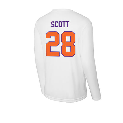 Clemson - NCAA Women's Lacrosse : Teagan Scott - Activewear Long Sleeve T-Shirt-1