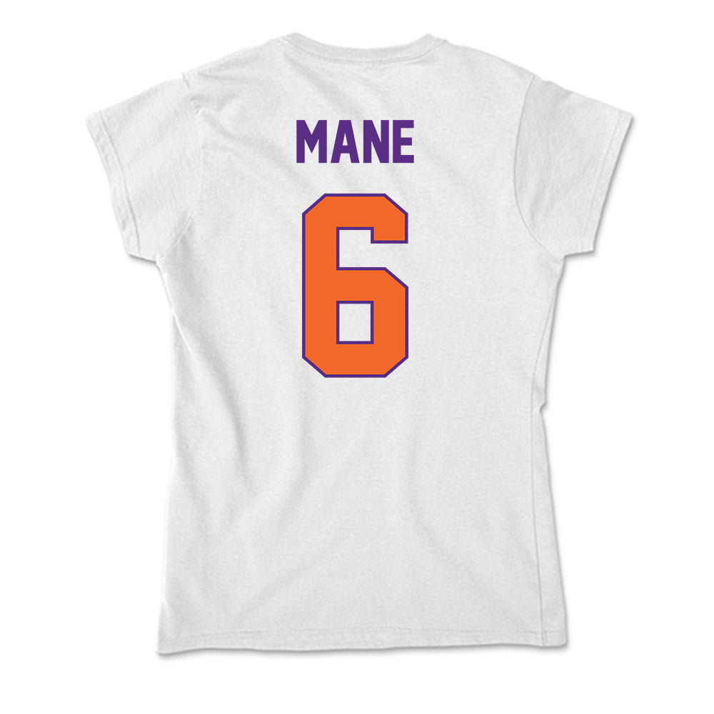 Clemson - NCAA Men's Soccer : Abdou Mane - Soft Style Women’s T-Shirt-1