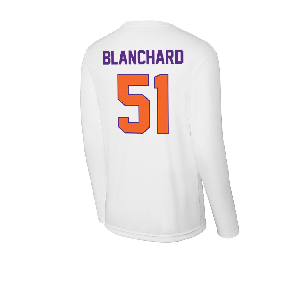 Clemson - NCAA Football : Gavin Blanchard - Activewear Long Sleeve T-Shirt-1