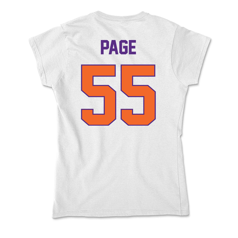 Clemson - NCAA Football : Payton Page - Soft Style Women’s T-Shirt-1