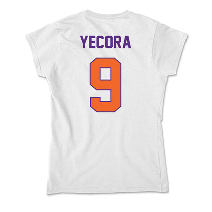 Clemson - NCAA Women's Tennis : Candela Yecora - Soft Style Women’s T-Shirt-1