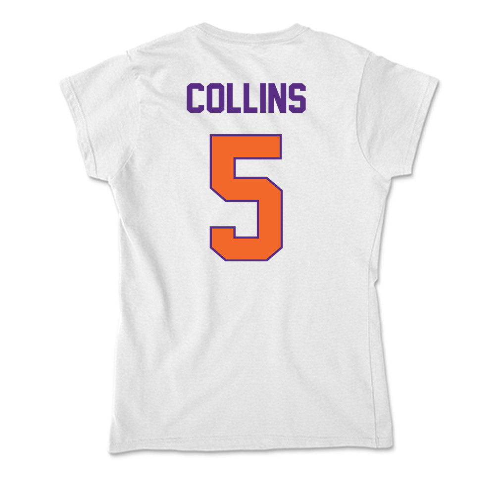 Clemson - NCAA Softball : Marian Collins - Soft Style Women’s T-Shirt-1