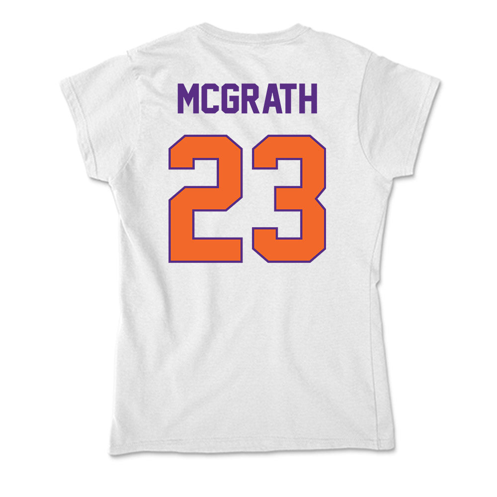 Clemson - NCAA Women's Volleyball : Mia McGrath - Soft Style Women’s T-Shirt-1