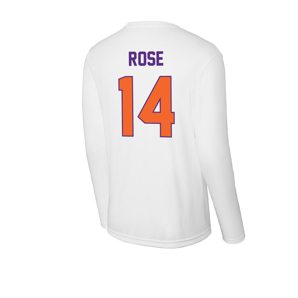 Clemson - NCAA Women's Basketball : Rachael Rose - Activewear Long Sleeve T-Shirt-1