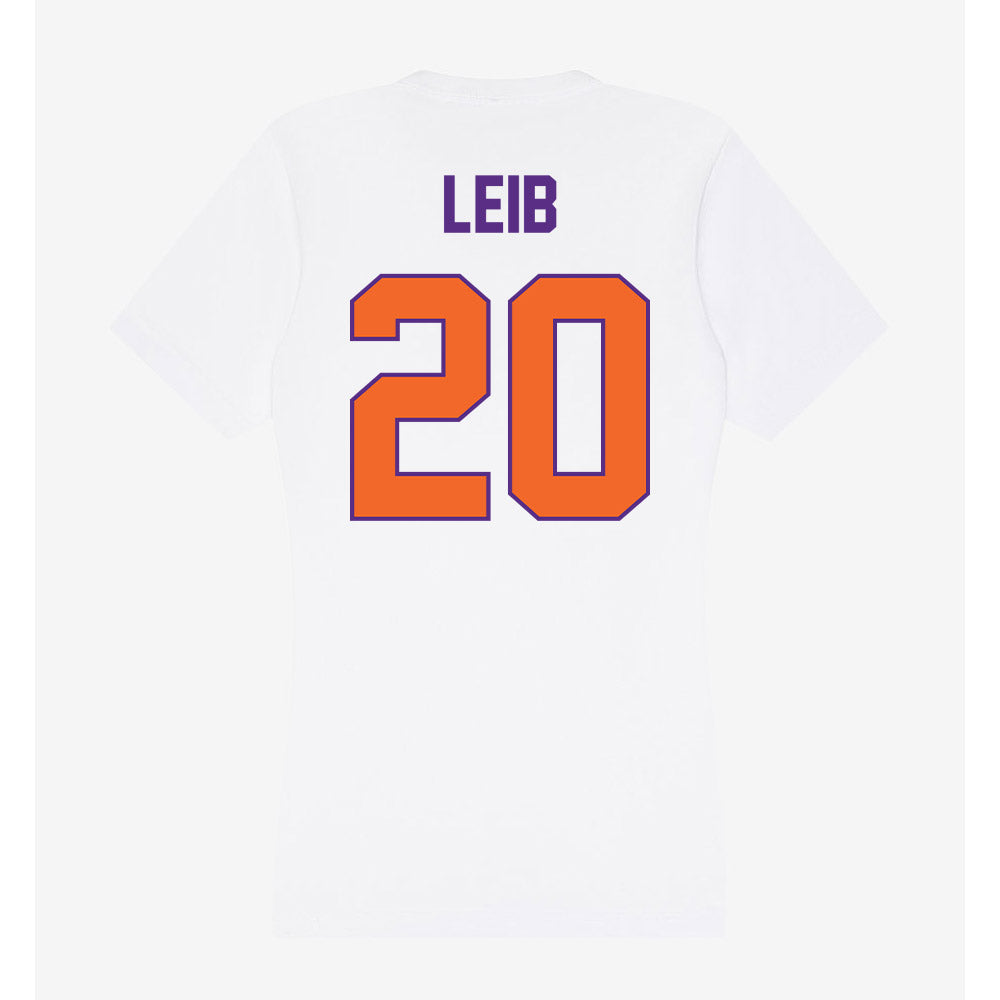 Clemson - NCAA Women's Soccer : Taylor Leib - Women's V-Neck T-Shirt-1