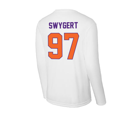 Clemson - NCAA Football : Patrick Swygert - Activewear Long Sleeve T-Shirt-1