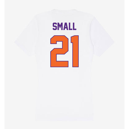 Clemson - NCAA Women's Soccer : Carla Small - Women's V-Neck T-Shirt-1