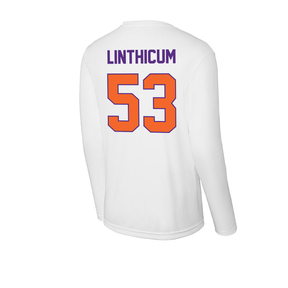 Clemson - NCAA Football : Ryan Linthicum - Activewear Long Sleeve T-Shirt-1