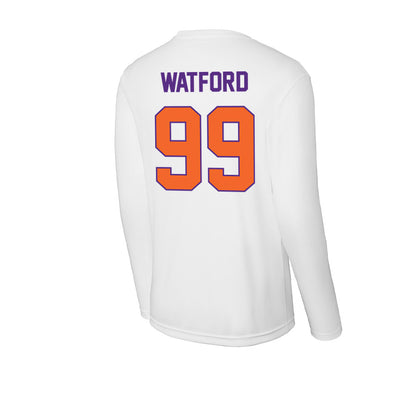Clemson - NCAA Football : Ari Watford - Activewear Long Sleeve T-Shirt-1