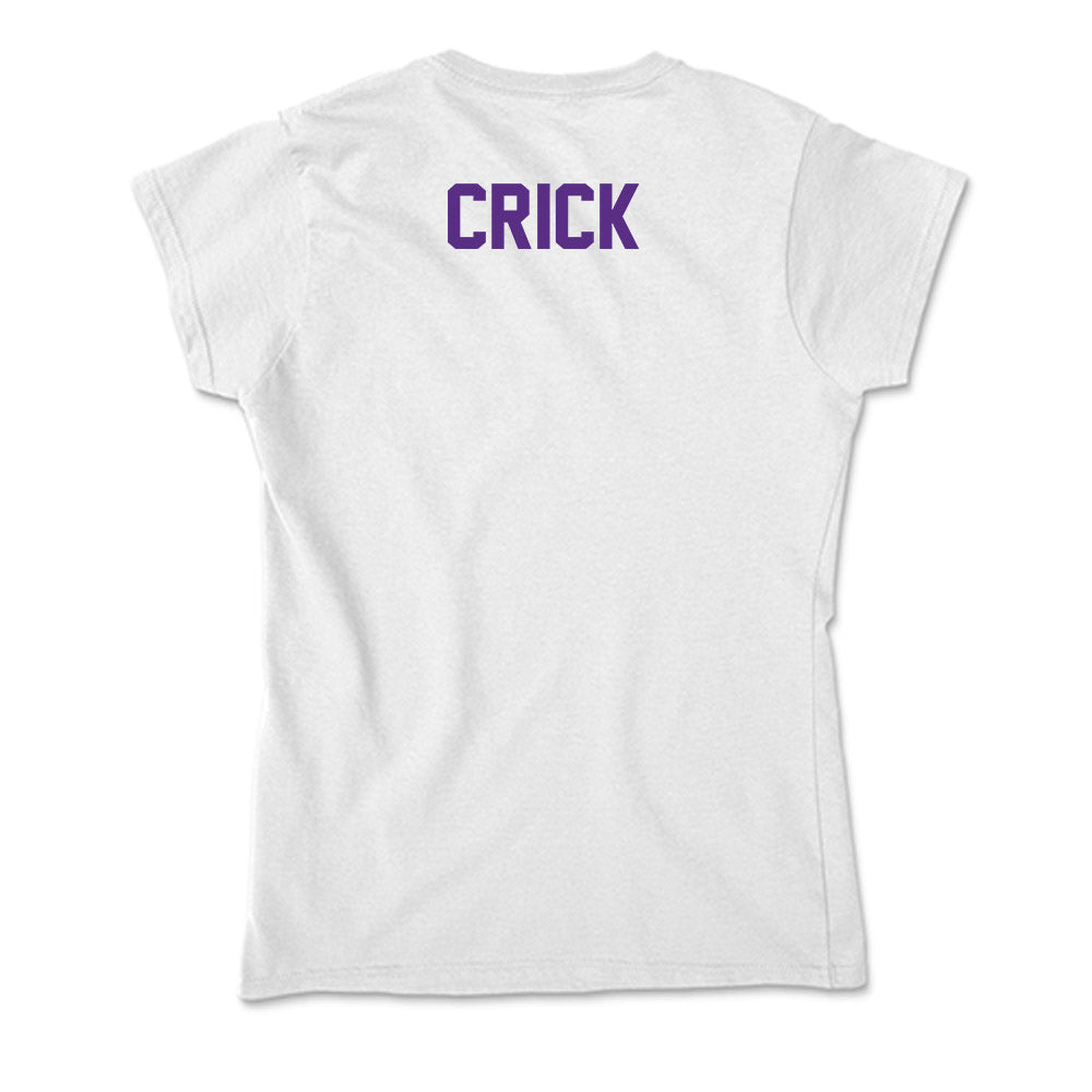 Clemson - NCAA Men's Track & Field : Charlie Crick - Soft Style Women’s T-Shirt-1