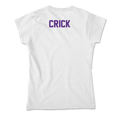 Clemson - NCAA Men's Track & Field : Charlie Crick - Soft Style Women’s T-Shirt-1