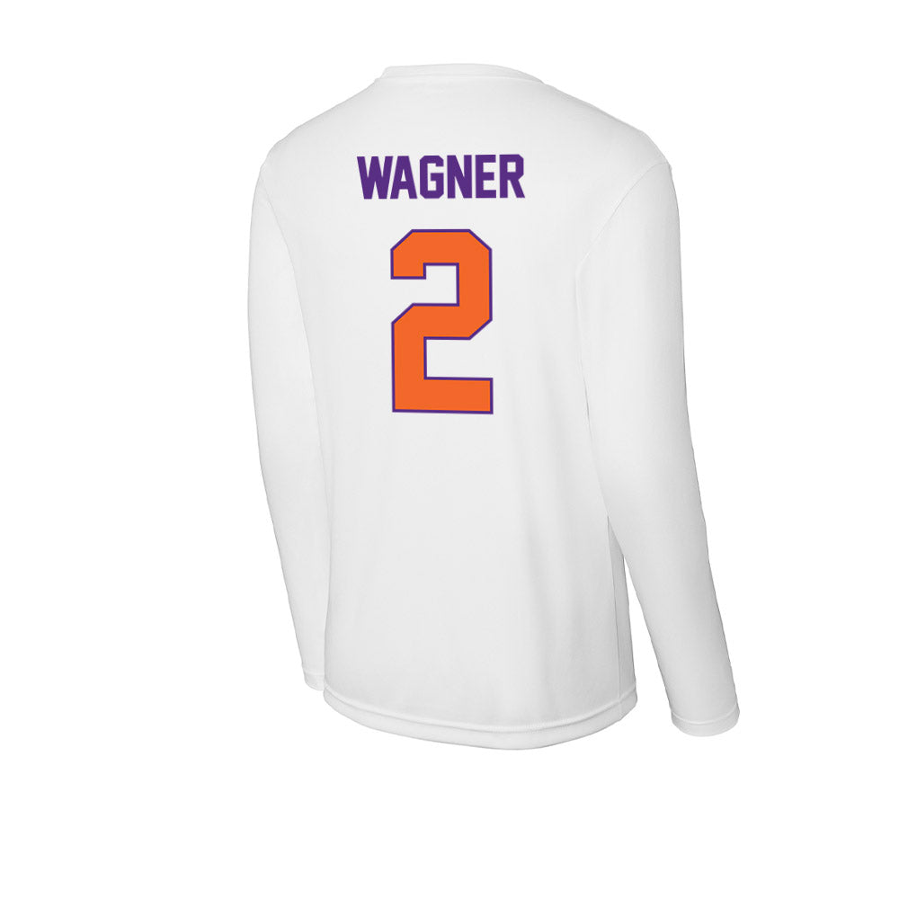 Clemson - NCAA Women's Volleyball : Kennedy Wagner - Activewear Long Sleeve T-Shirt-1