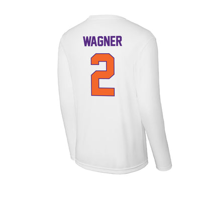 Clemson - NCAA Women's Volleyball : Kennedy Wagner - Activewear Long Sleeve T-Shirt-1