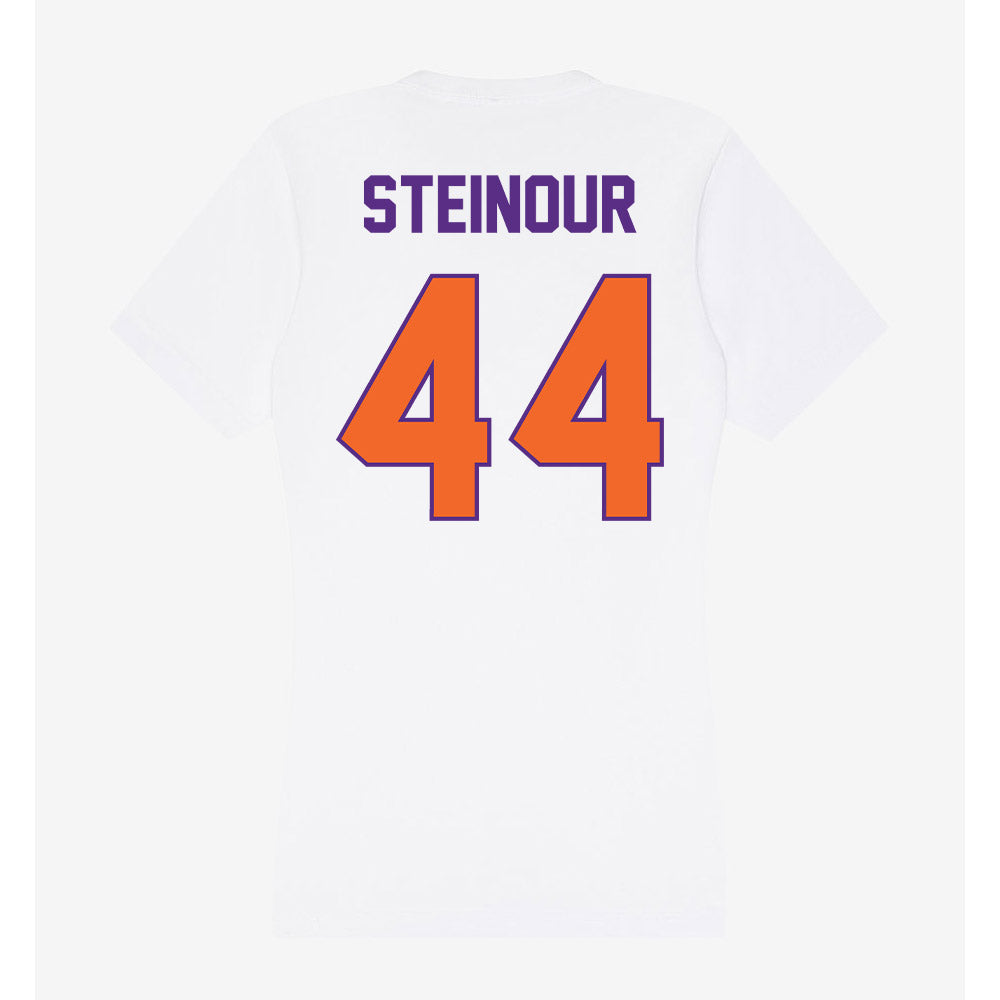 Clemson - NCAA Men's Basketball : Trent Steinour - Women's V-Neck T-Shirt-1