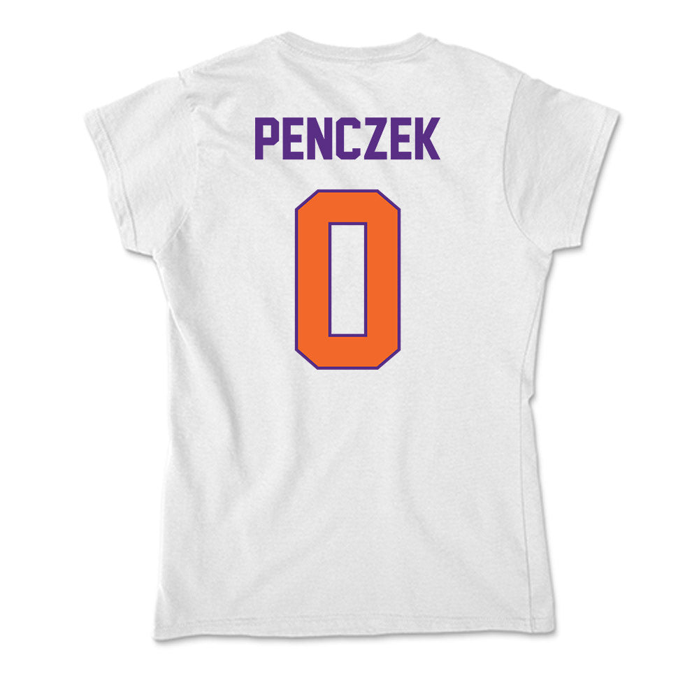 Clemson - NCAA Women's Lacrosse : Emma Penczek - Soft Style Women’s T-Shirt-1