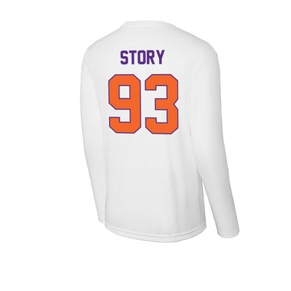 Clemson - NCAA Football : Caden Story - Activewear Long Sleeve T-Shirt-1