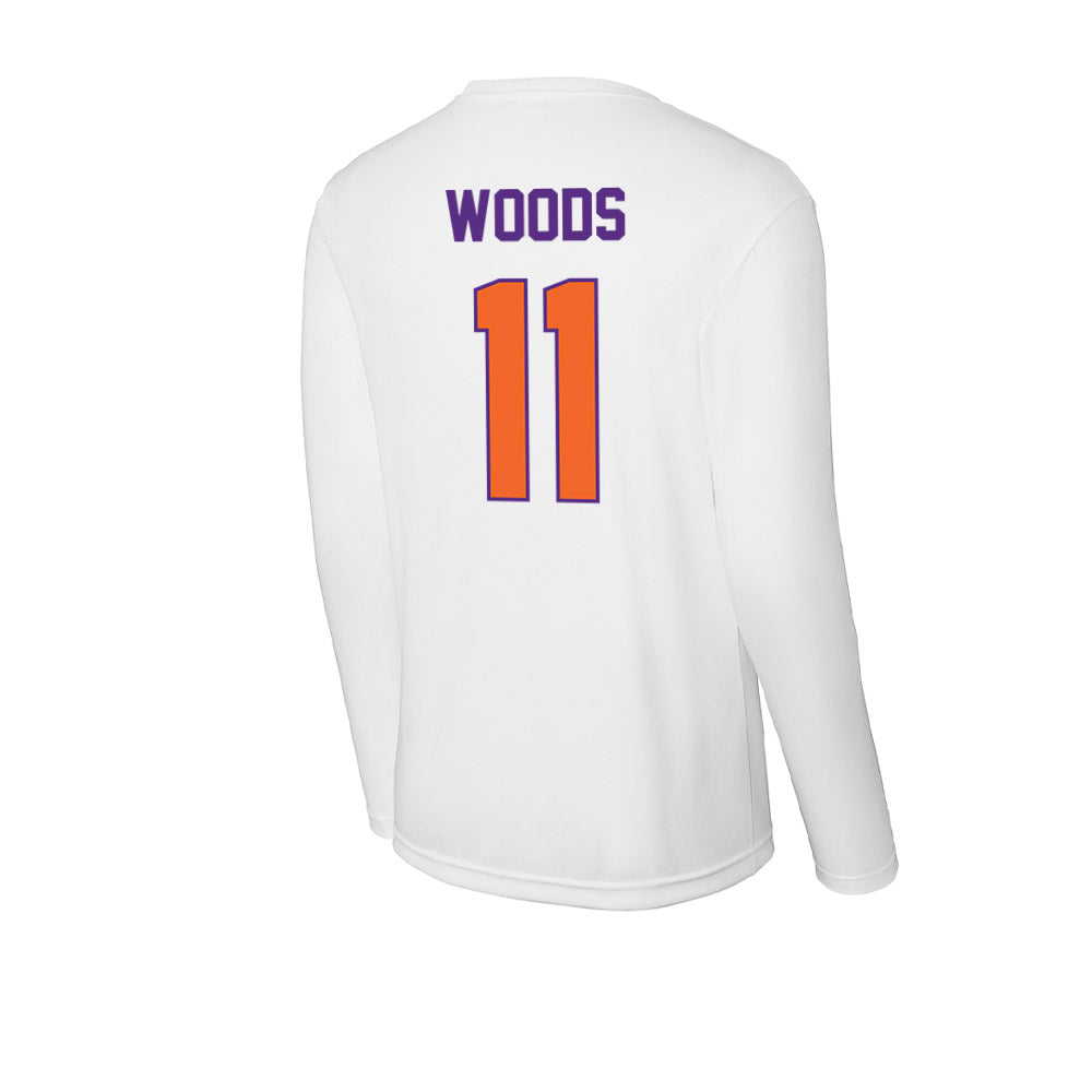 Clemson - NCAA Football : Peter Woods - Activewear Long Sleeve T-Shirt-1
