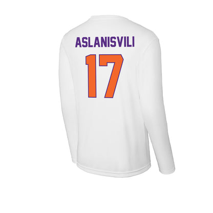 Clemson - NCAA Women's Tennis : Artemis Aslanisvili - Activewear Long Sleeve T-Shirt-1