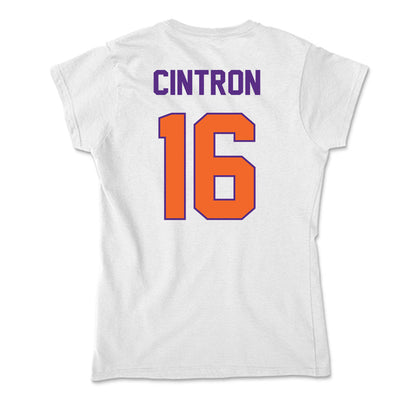 Clemson - NCAA Softball : Macey Cintron - Soft Style Women’s T-Shirt-1